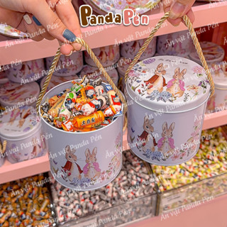 Xô Kẹo Sữa 305g White Rabbit 10 vị Đặc Sản Thượng Hải Phong Cách Vintage Sang Trọng Ăn Vặt Panda Pẻn