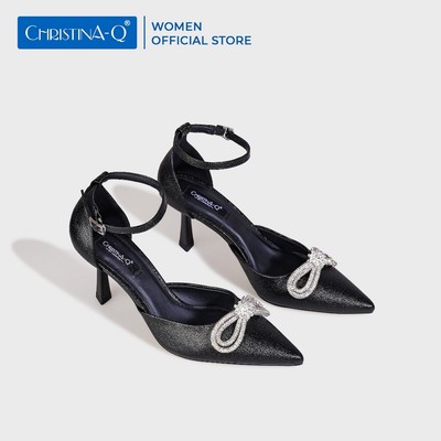Giày Nữ Cao Gót Bít Mũi Nhọn CHRISTINA-Q GBN382F