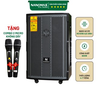 Loa Kéo Nanomax NK-15H3 Bass 40cm Công Suất 600w Karaoke Bluetooth