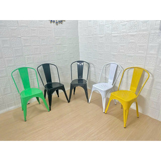 Ghế tolix ăn, ghế tựa lưng nhiều màu GN-105