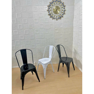 Ghế tolix ăn, ghế tựa lưng nhiều màu GN-105
