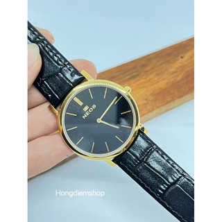 Đồng hồ nam chính hãng NEOS chạy máy nhật mỏng 2 kim, chống nước chống xước tốt, bền.