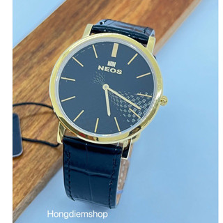 Đồng hồ nam chính hãng NEOS chạy máy nhật mỏng 2 kim, chống nước chống xước tốt, bền.