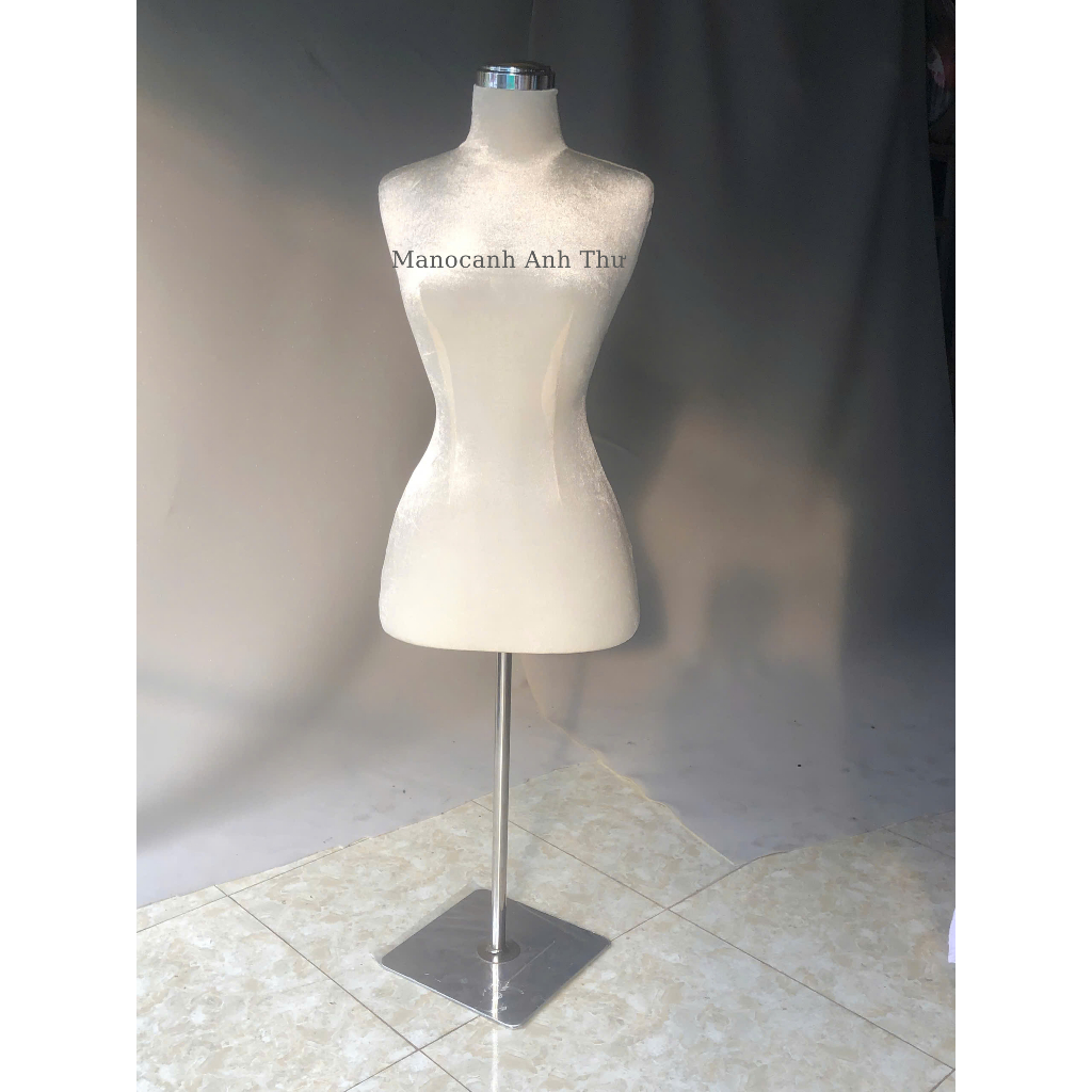 Manocanh nhung eo nhỏ chuyên dùng trưng bày váy cưới sang chảnh (số đo vai 36, 3 vòng 89-61-98)
