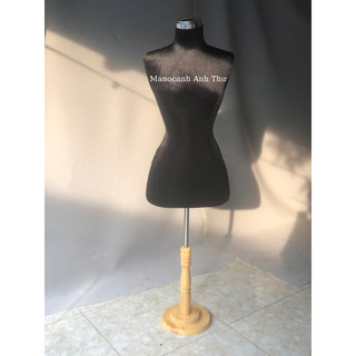 Manocanh nhung eo nhỏ chuyên dùng trưng bày váy cưới sang chảnh (số đo vai 36, 3 vòng 89-61-98)
