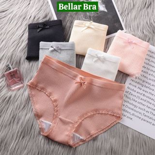 Quần Lót Nữ Viền Ren - Quần Chíp Nữ Gân Tăm Siêu Xinh Bellar Bra LB--08