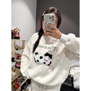 LUMIHOUSE SWEATER CỔ TRÒN DÀI TAY XÁM TIÊU SỮA YẾN MẠCH CÁC PHIÊN BẢN LUMI DESIGN FOM RỘNG UNISEX