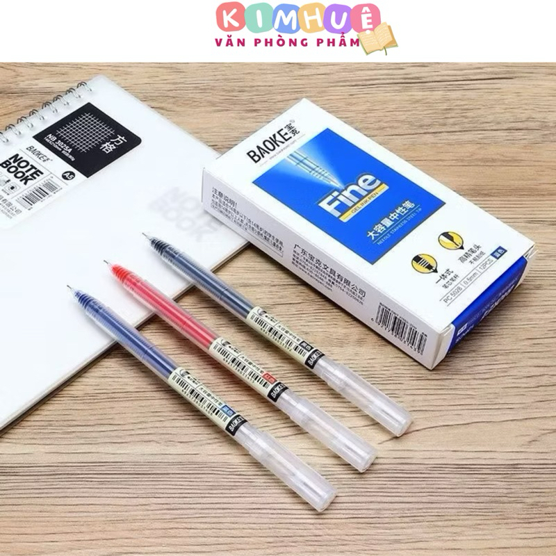 Bút bi nước mực gel Baoke PC5028 Ngòi 0.5 Nhiều Mực (1 Cái)