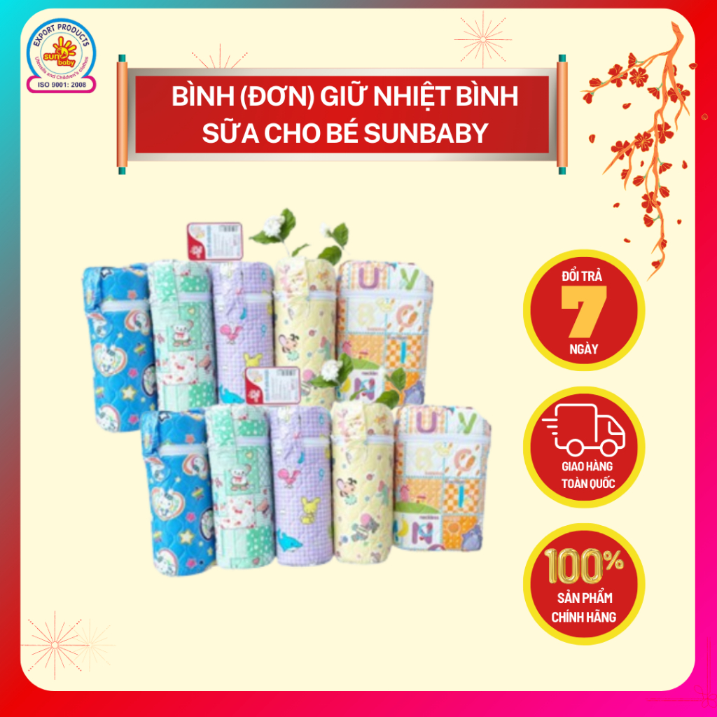 Bình ủ sữa đơn cho bé - Sunbaby