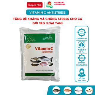 Vemedim Vitamin C Antistress cá, tăng sức đề kháng, chống stress cho cá, gói 1kg (loại tan)