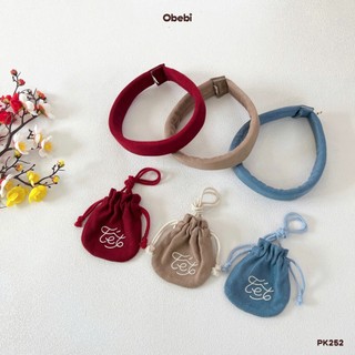  Túi Lì Xì Đeo Chéo Phụ Kiện Tết Dễ Thương Cho Bé Obebi PK252 