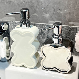 Chai đựng dầu gội, sữa tăm, bình chiết đựng nước rửa tay bằng sứ 300ml, 400ml cao cấp