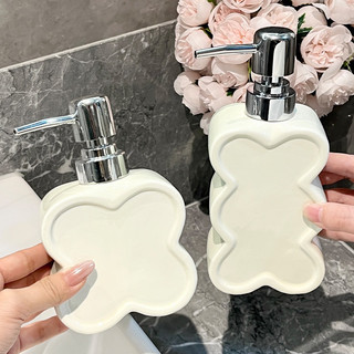 Chai đựng dầu gội, sữa tăm, bình chiết đựng nước rửa tay bằng sứ 300ml, 400ml cao cấp