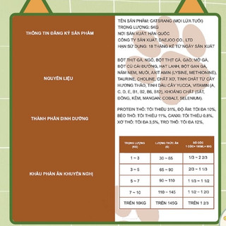 Thức Ăn Cho Mèo Catsrang Hàn Quốc ( 1kg )