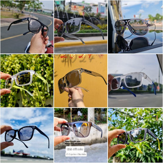  FULLBOX mắt kính đổi màu kdeam đi ngày và đêm KDEAM Fashion Polarized Sunglasses 2024 Sun Glasses 
