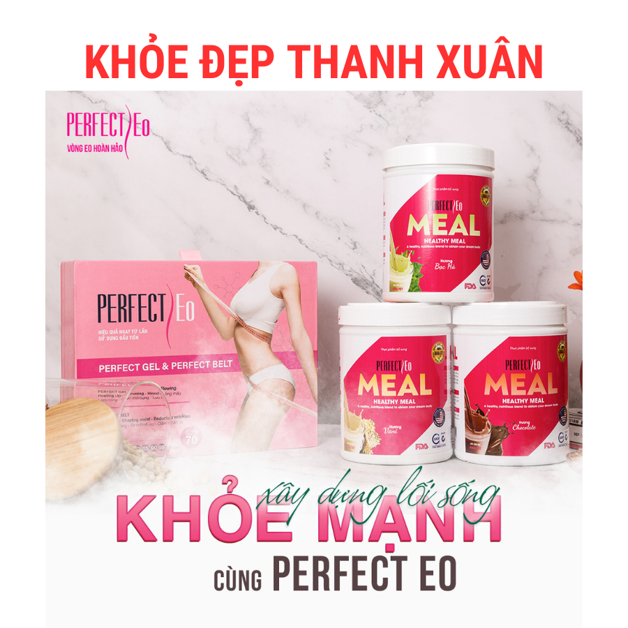 Thực Phẩm Cân Bằng Sức Khỏe Perfect Eo Meal – Hương Bạc Hà – 400gr/hộp