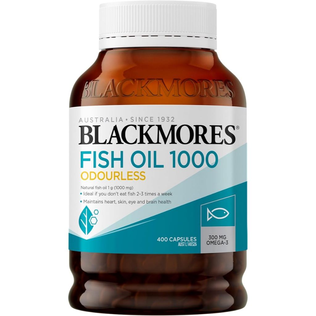 Viên dầu cá không mùi Blackmores Odourless Fish Oil 1000, 200 viên