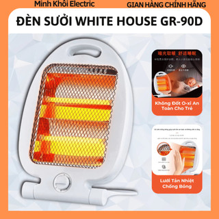 Đèn sưởi White House GR-90D,đèn sưởi ấm,đèn sưởi cho bé,máy sưởi ấm 2 tốc độ,đèn sưởi mini,quạt sưởi ấm halogen,máy sưởi
