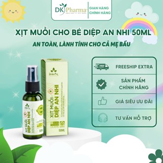 Xịt Muỗi Cho Bé Diệp An Nhi Chai Nhỏ 50ml Làm Dịu, Tan Vết Muỗi Đốt Trên Da - DK Pharma