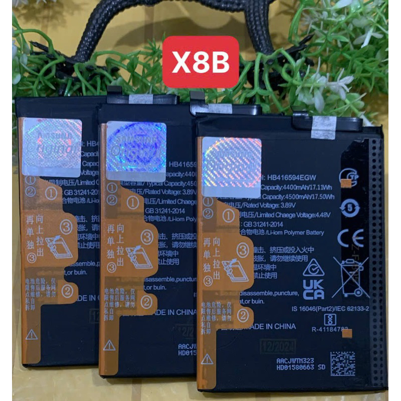 Pin Huawei Honor X8B / Pin thay thế điện thoại honor X8B / HB416594 4400-4500mAh
