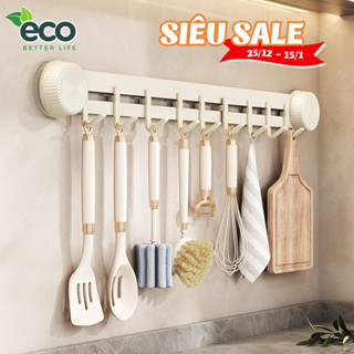 Móc treo đồ nhà bếp đa năng hút chân không, Giá treo dụng cụ nhà bếp bằng thép cacbon không gỉ