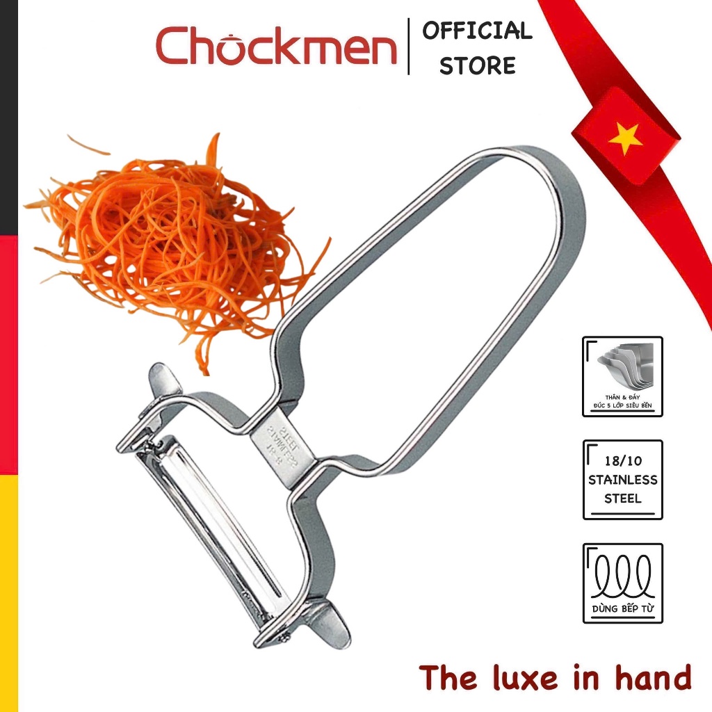 Nạo Sợi CHOCKMEN Inox 304 Bào Sợi Nạo Sợi Rau Củ Quả Nạo Sợi Salad Món Trộn