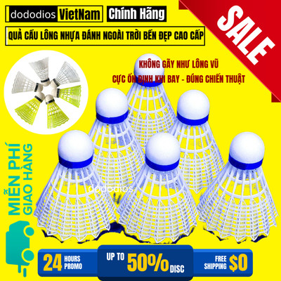 Ống Cầu Lông mavis 12 Quả Chính Hãng Dododios Đánh Tập, Thi Đấu - Trái Vũ Cầu Thể Dục Thể Thao - F2202s