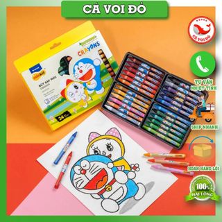 Bút Sáp Màu Thiên Long Doremon CR-C06/DO ( 24 Màu / 16 màu / 12 màu / 10 màu )