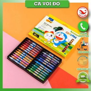 Bút Sáp Màu Thiên Long Doremon CR-C06/DO ( 24 Màu / 16 màu / 12 màu / 10 màu )