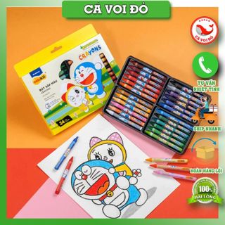 Bút Sáp Màu Thiên Long Doremon CR-C06/DO ( 24 Màu / 16 màu / 12 màu / 10 màu )