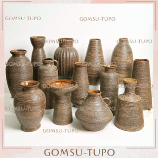  Bình Gốm Men Nâu SIZE TO cắm hoa tươi Bình Hoa Trang Trí Decor gomsutupo - Gốm Sứ TUPO Bát Tràng 