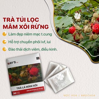 Trà Lá Mâm Xôi Túi Lọc Làm Đẹp Niêm Mạc TCung, Hỗ Trợ Thả Tự Nhiên Và Chuyển Phôi IVF, IUI
