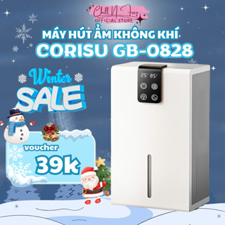 Máy hút ẩm, máy lọc không khí Corisu GB0828,Màn hình Led Hiển thị độ ẩm, độ ồn cực thấp-BẢO HÀNH 12T