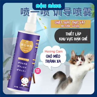 Xịt Xua Đuổi Chó Mèo - Xịt Khu Vực Hạn Chế Thú Cưng 120ml DORRIKEY