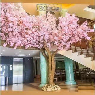  BÓ 10 cành Hoa anh đào giả Nhật Bản. Cây đào giả trang trí nhà hàng tết dài 95-98cm decor siêu đẹp 