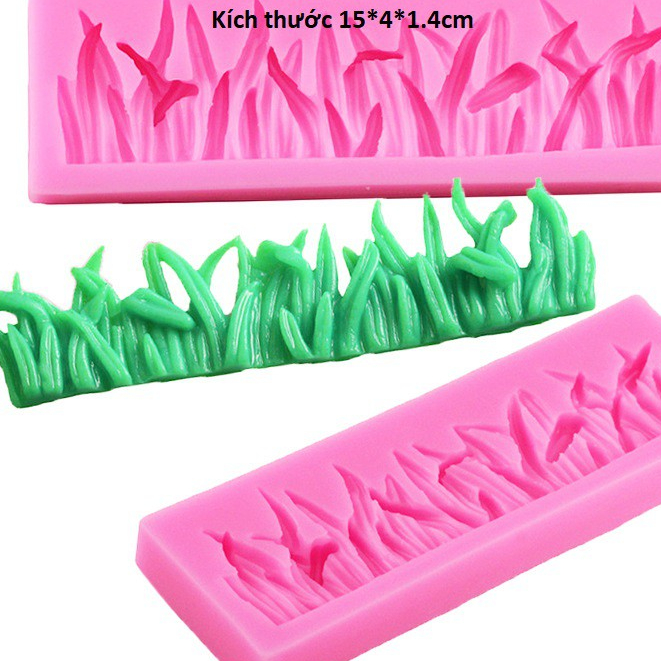 Khuôn silicon ốp viền cây cỏ mã VCC