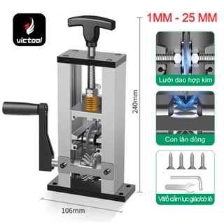 Máy tuốt dây điện để bàn,máy tách dây điện lấy đồng 1-25mm dụng cụ tháo cáp di động bằng tay - 1 năm bảo hành