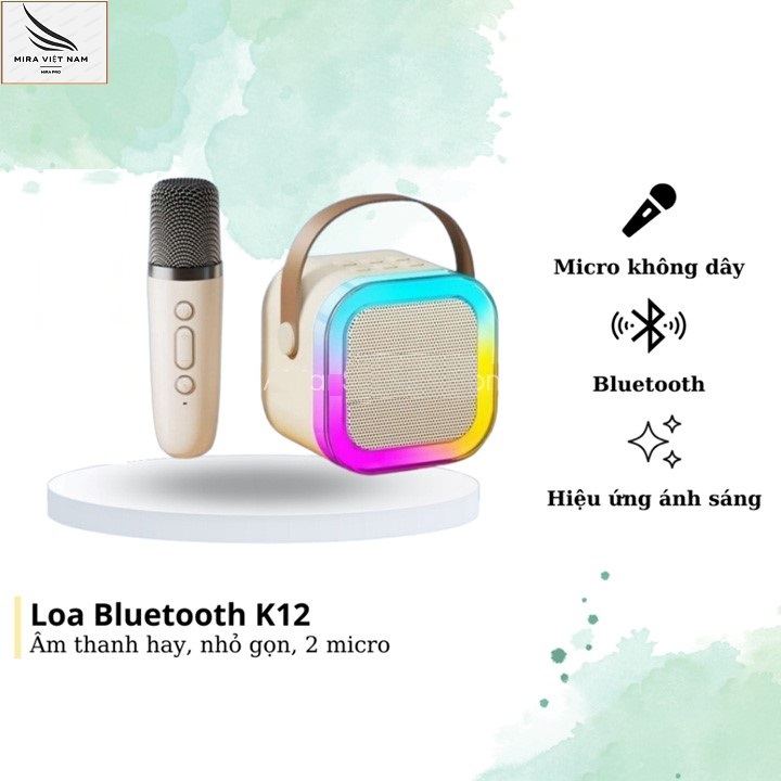 loa karaoke bluetooth mini K12