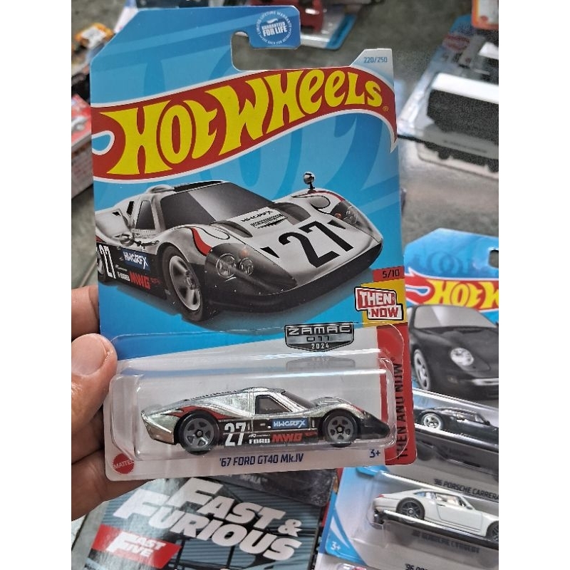 HOT WHEELS ZAMAC 1967 FORD GT40 MK.IV - WALMART EXCLUSIVE