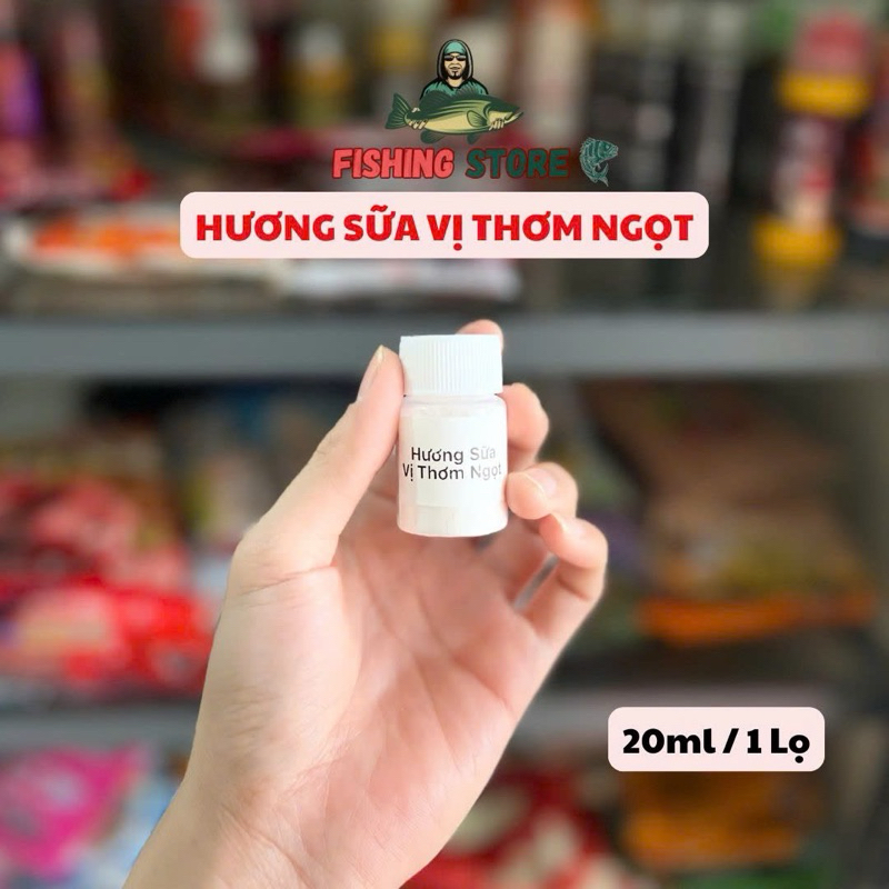 Combo 2 hủ Hương sữa bột vị thơm ngọt dùng trộn mồi câu cá chép, trắm,...