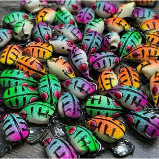  Nhái Hơi Thái Lan Chado H1 Mini 2.8cm 5g Action Nổi Chính Hãng Chuyên Câu Lure Khôi Fishing 