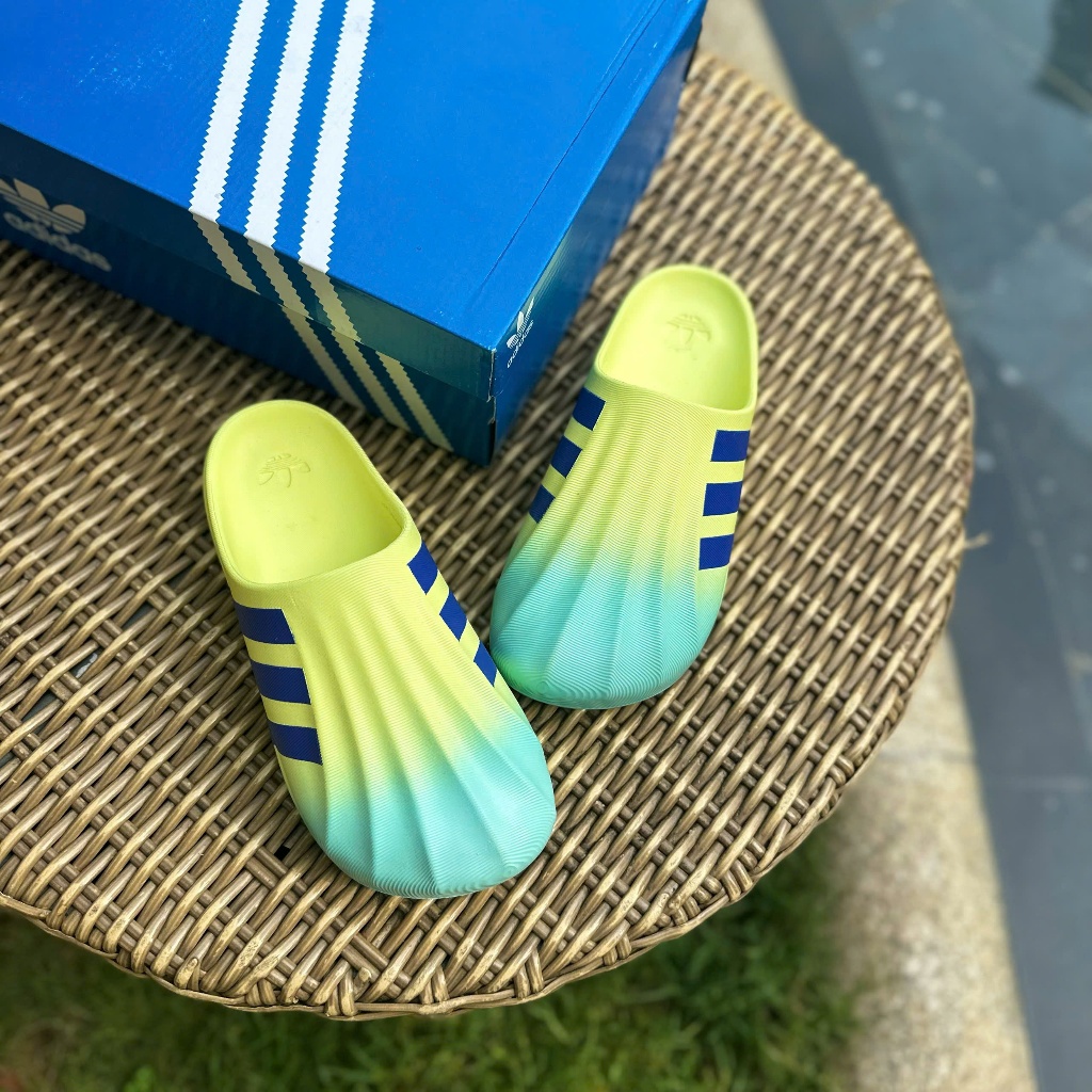 [ CHÍNH HÃNG ] DÉP ADIFOM SUPERSTAR MULE "WHITE BLUE"