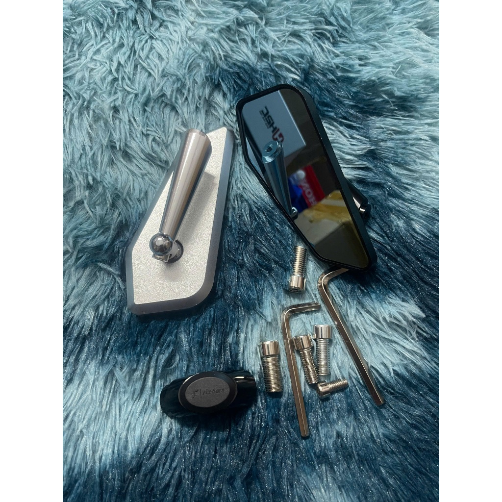 Gương 744, kính chiếu hậu Rizoma 744 chân ngắn , chân dài