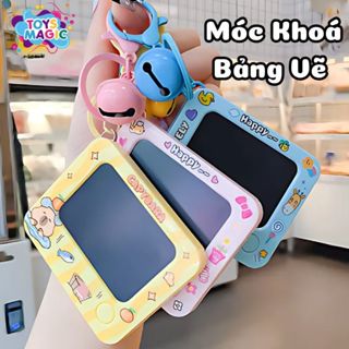  Đồ Chơi Bảng Vẽ Điện Tử Mini Tự Xoá Màn Hinh Đa Sắc Capybara Thỏ Hồng Dễ Thương - Móc Khoá bảng Vẽ Tặng Kèm Bút Cho Bé 