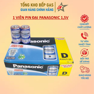  1 Viên Pin Đại Panasonic 1.5V Khô  1 Viên  Dùng Cho Radio Bếp Gas Đèn Pin Đồ Chơi 