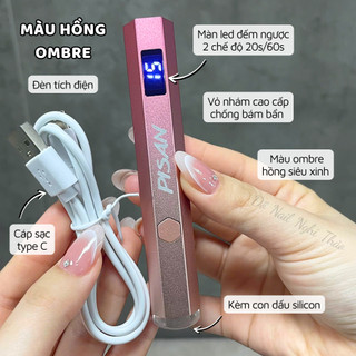 Đèn hơ móng mini cầm tay PISAN 3W Nghi Thảo Nails