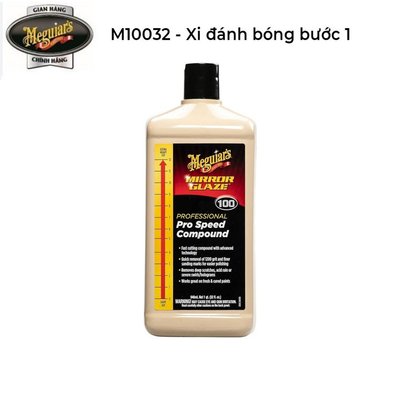 Meguiar's Xi đánh bóng phá xước trên sơn xe ô tô - Pro Speed Compound, M10032, 946ml