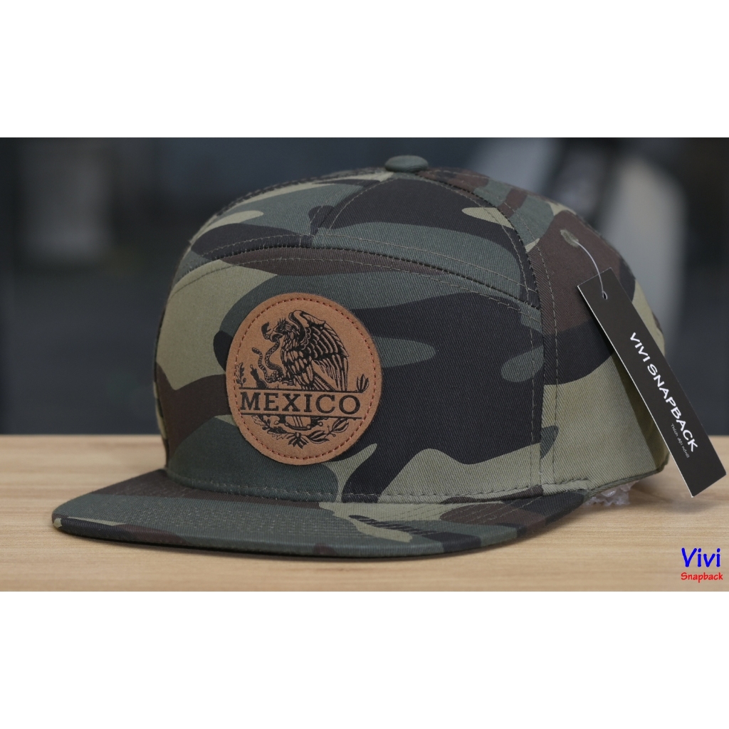 Nón camo hoạ tiết chim đại bàng,mũ camo thể thao thời trang,snapback logo da tròn,Snapback Camo 7 Pa