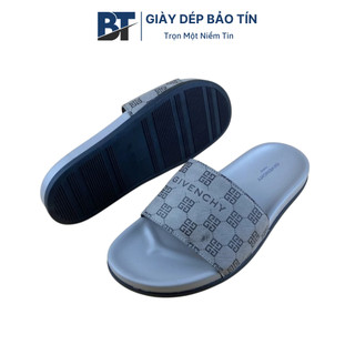 Dép Nam Bảo Tín 8807 Dép quai ngang 1 bản màu ghi xám nhiều họa tiết đế cao su cam kết bảo hành 1 năm.
