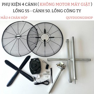 Phụ Kiện 4 Cánh ( Không Motor Máy Giặt ) Mẫu 4 Chân Hộp .Lồng 55 Cánh 50 " . Lồng Công Ty Có Khoá Gài "